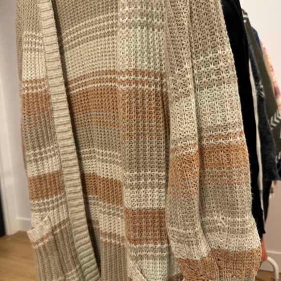 PINK ROSE knit cardigan (S) - Picture 3 of 5